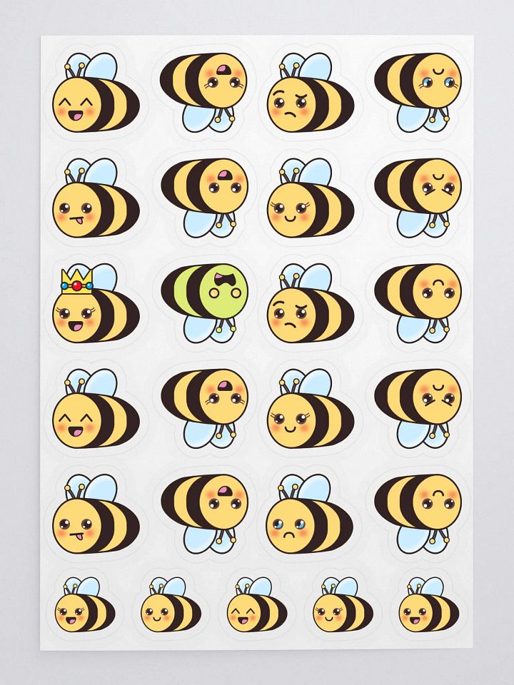 Cute Bee Stickers product image (1)