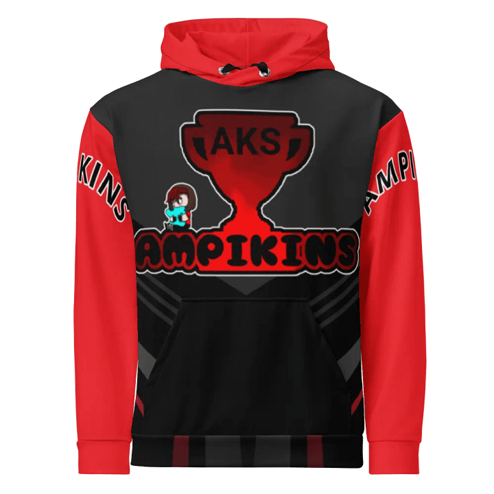 Red And Black AMPIKINS - Unisex Hoodie product image (1)