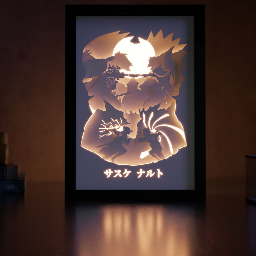 Naruto Legendary Pack Lightbox template 8 in 1 - PDF PNG SVG DXF + Video Tutorial product image (8)