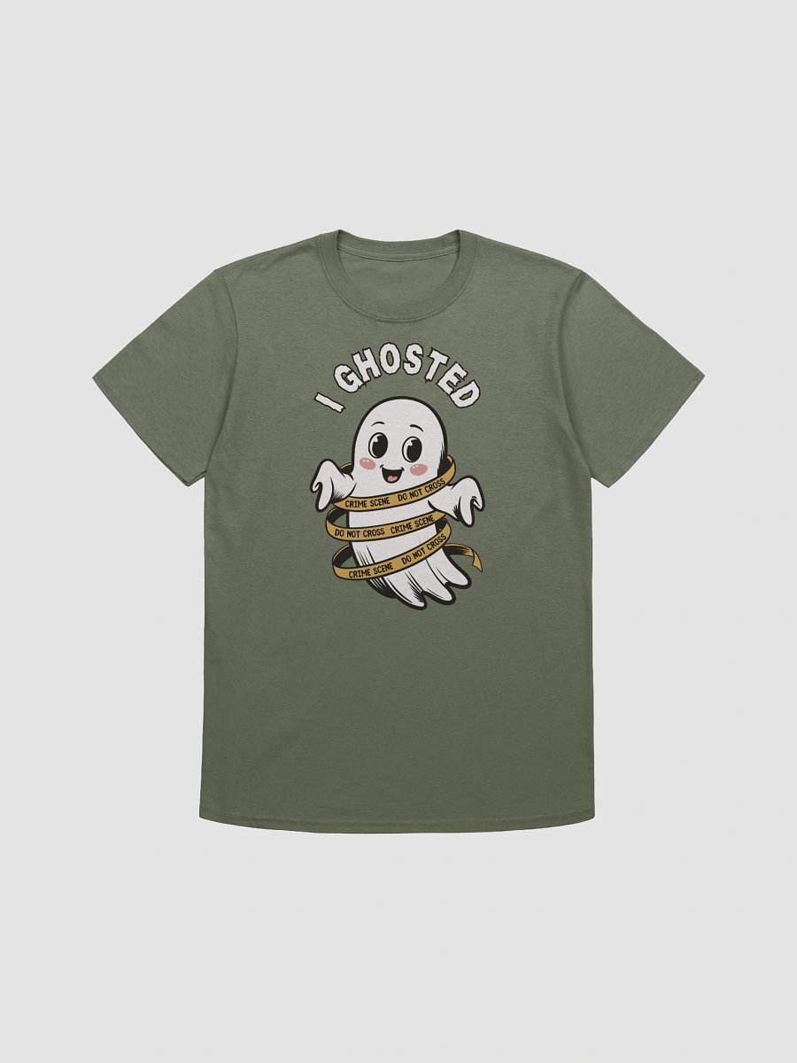 Cute Kawaii Ghost Halloween T-Shirt for True Crime Lovers product image (2)