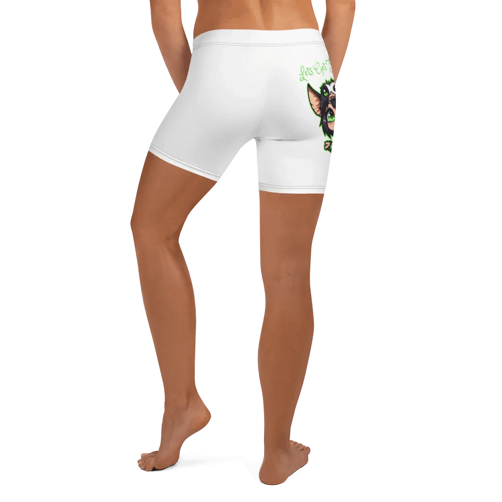 lets get feral womens all over print shorts product image (2)