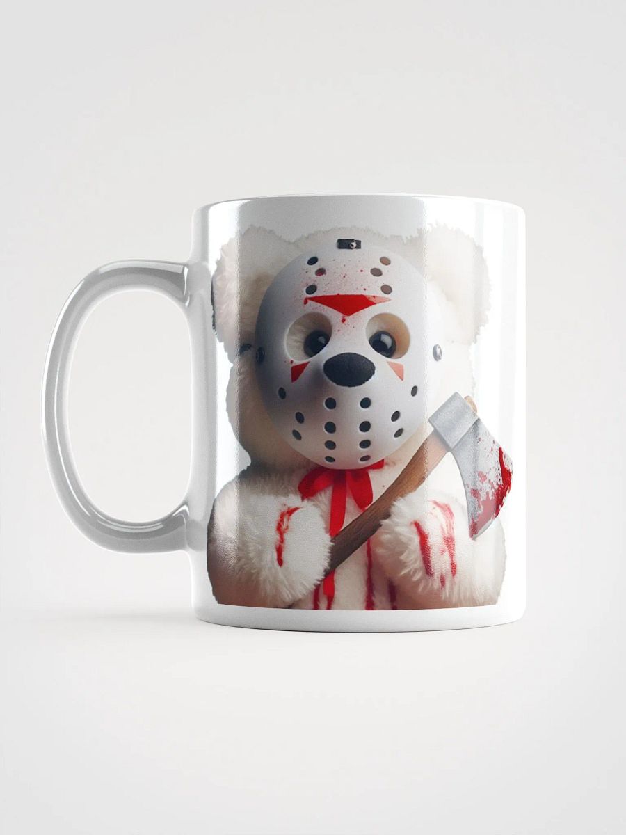 Twisted Teddy Bear #Humorous Glossy Mug - White product image (6)