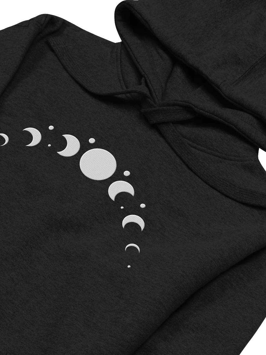 Symmetric Moon Phases Embroidered Unisex Premium Hoodie product image (3)