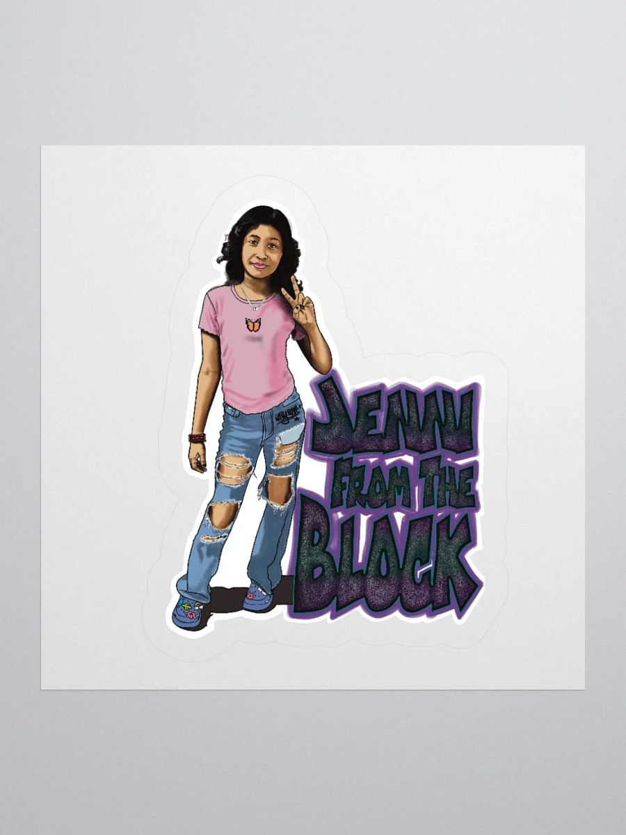 Jenni From Da Block Sticker product image (1)