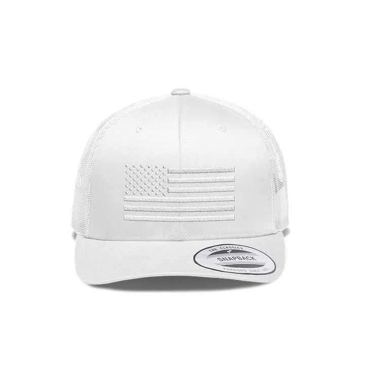 Whiteout American Flag Snapback Hat product image (1)