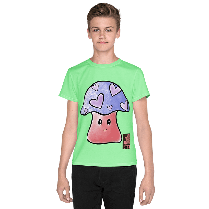"Mushroom Love" Youth Tee product image (1)