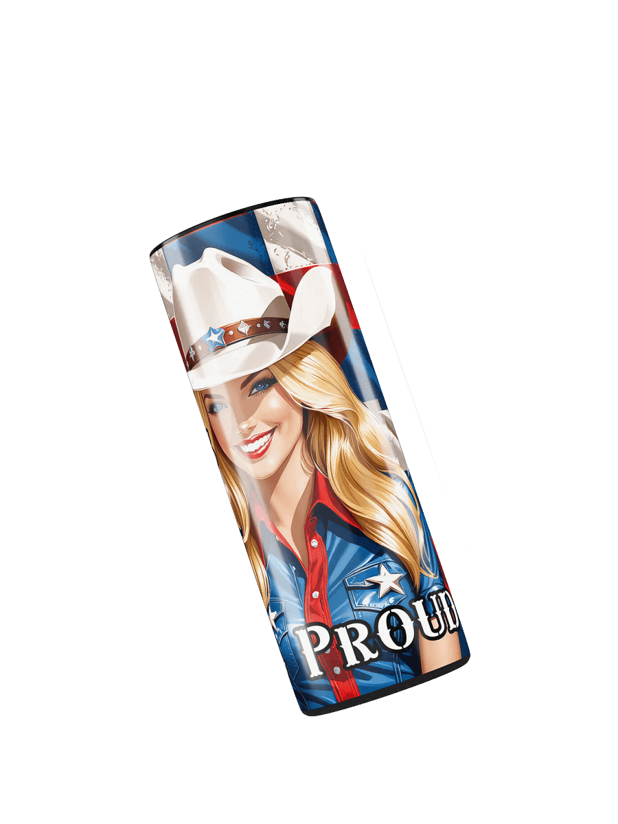 Texas Girl 20 oz Skinny Stainless Steel Tumbler - v2 product image (4)