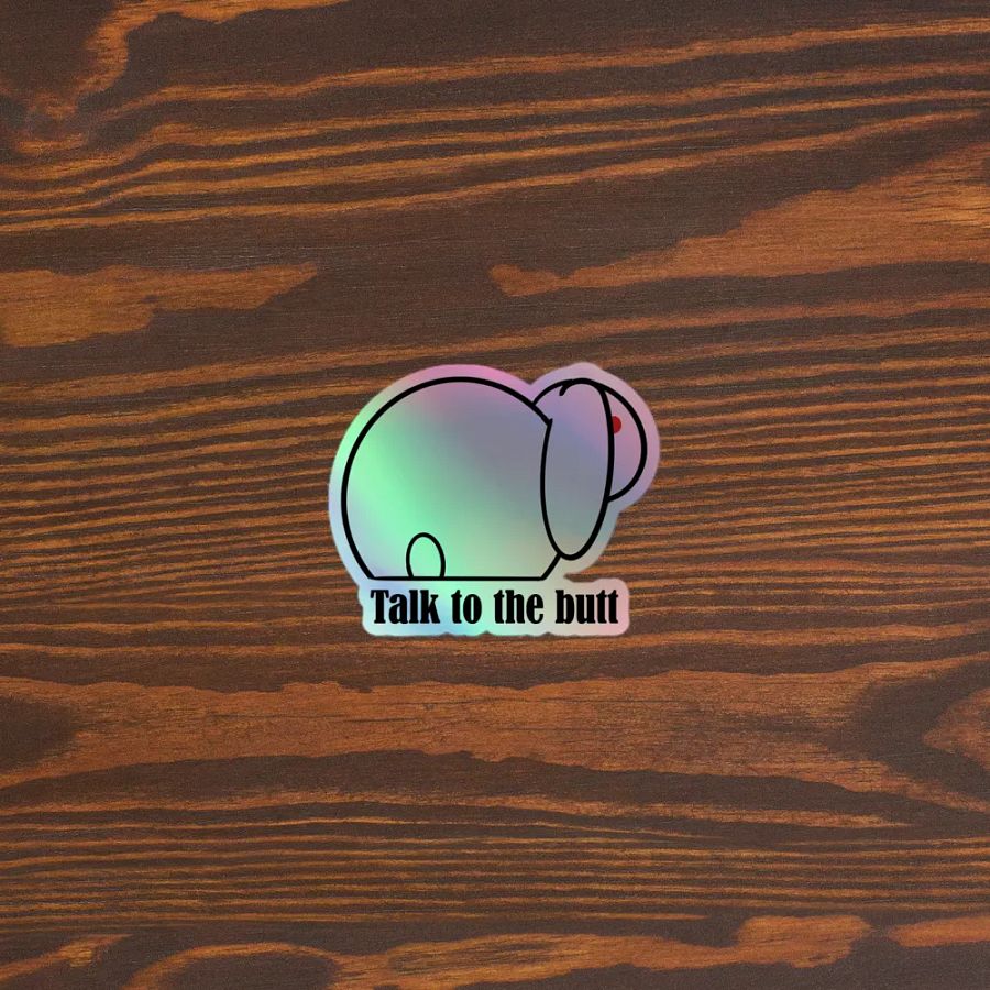 Bunnitude holo sticker product image (3)