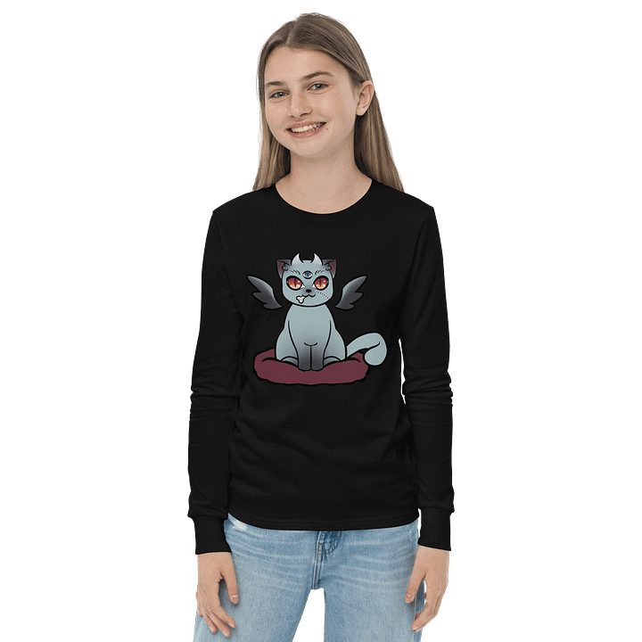 Cat Kay Youth Long Sleeve Shirt product image (2)