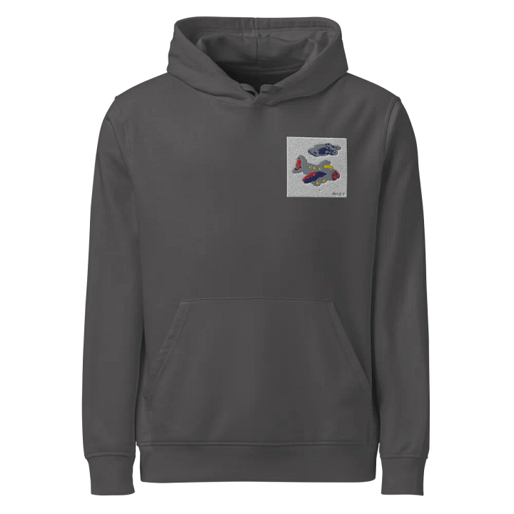 Kid Airplane (Stanley/Stella Unisex Organic Hoodie) product image (4)