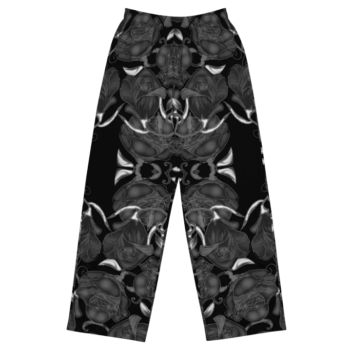 Black Roses Wide Leg Pants product image (2)