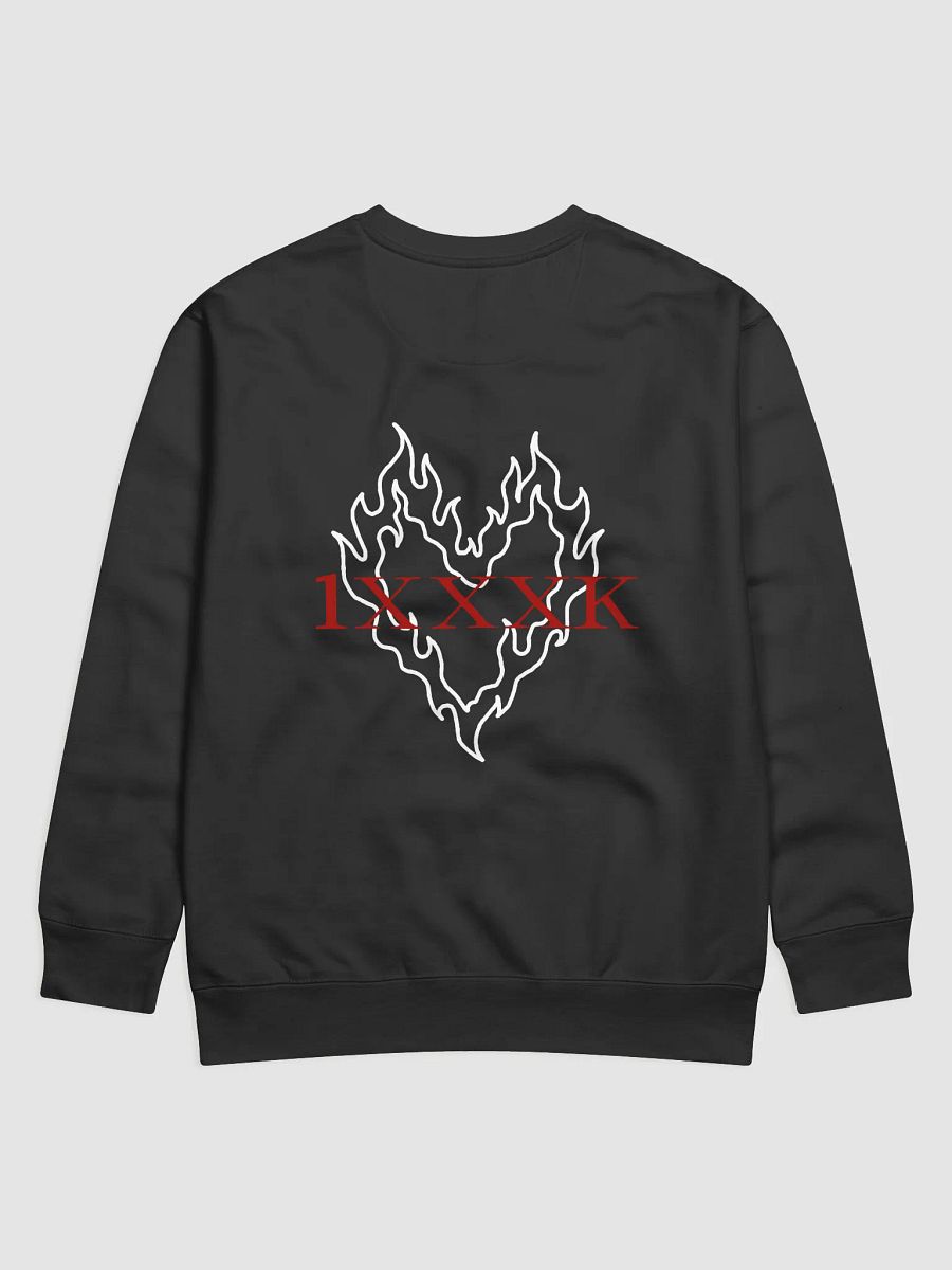 Fiery White Heart Crewneck product image (2)