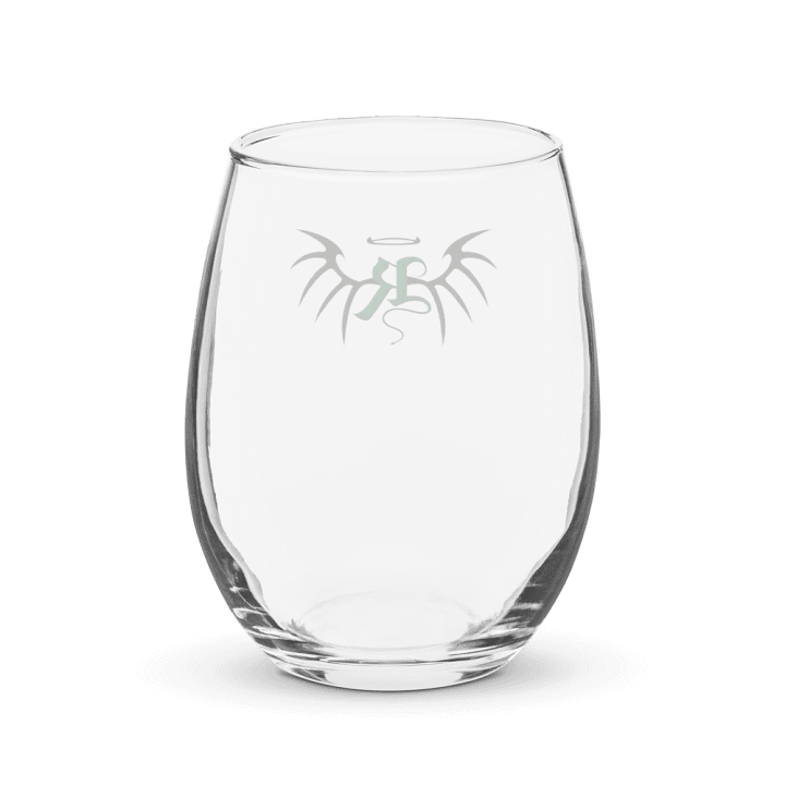 RafaZafar Logo Stemless Wineglass (green) product image (2)