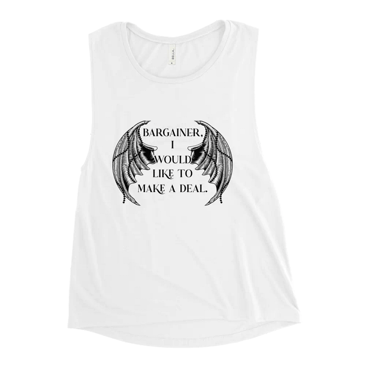 Bargainer Calling Card Bella+Canvas Women's Flowy Muscle Tank product image (46)