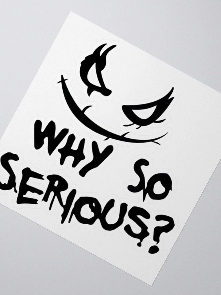 Sticker Why So Serious? product image (2)