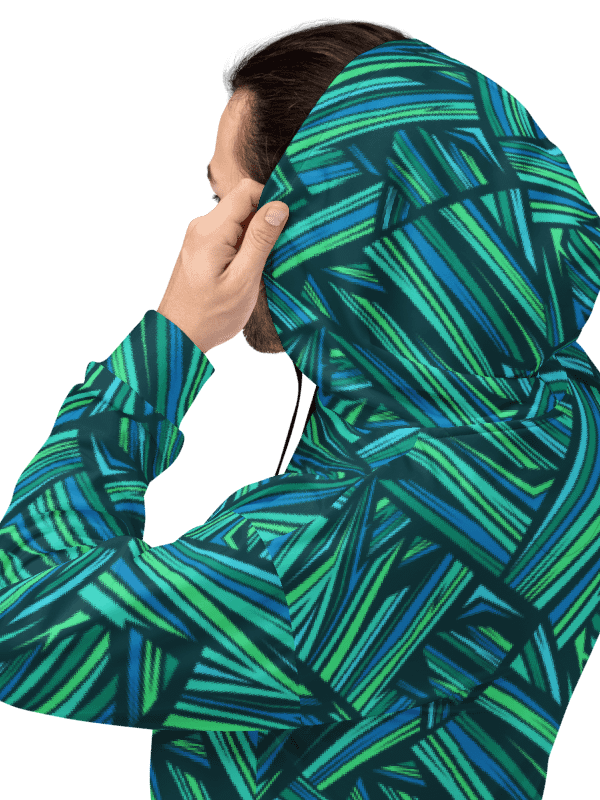 Aqua Angles | Recycled Unisex Hoodie product image (4)