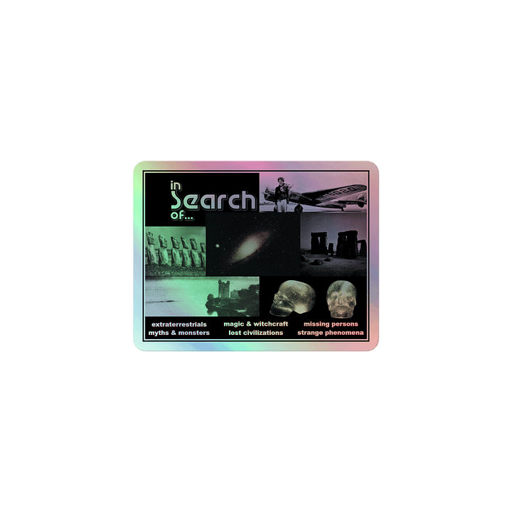 In Search Of...Holographic Sticker product image (1)