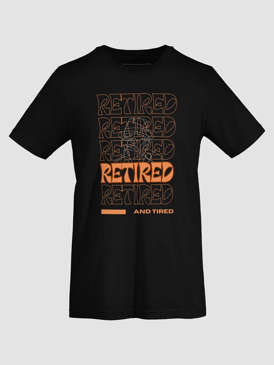 Retired and Tired Unisex Softstyle T-Shirt, Profiled Face product image (56)
