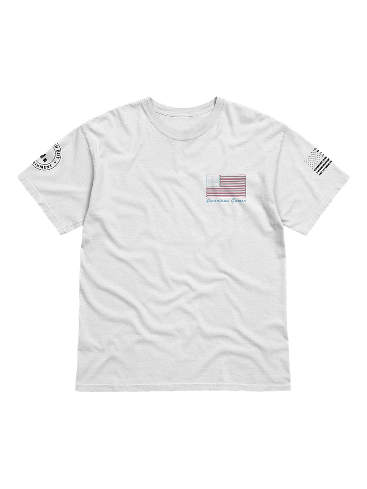 American Gamer T-Shirt White product image (1)