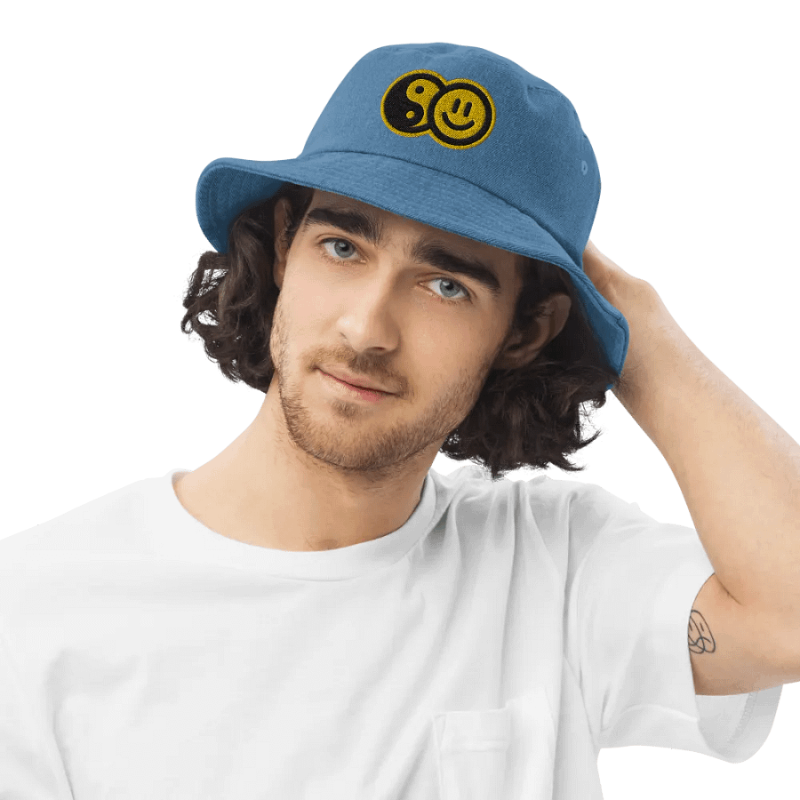 Happy Yin-Yang Denim Bucket Hat product image (19)