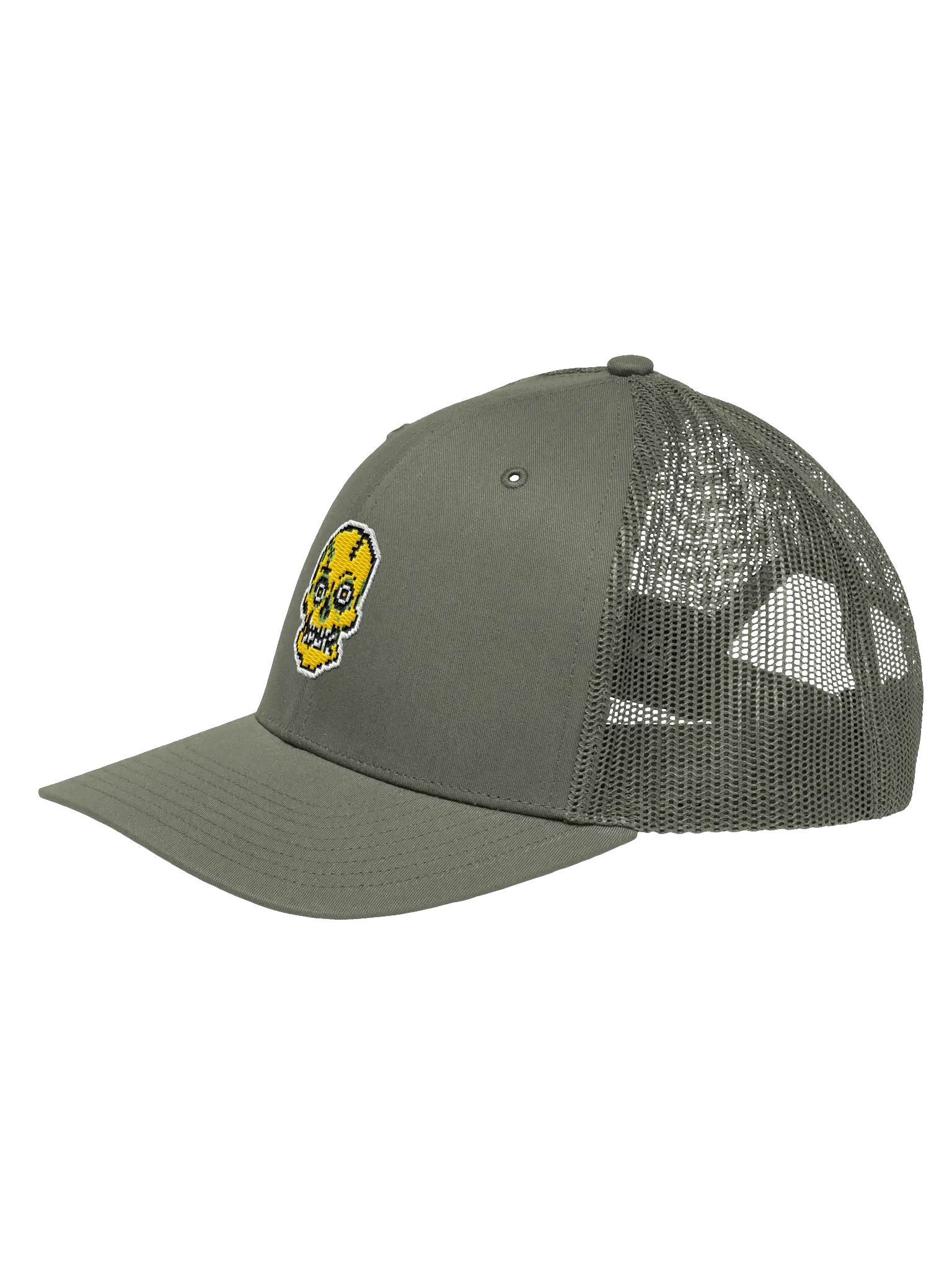 RETRO Chomps Logo Skull Snapback Hat product image (7)