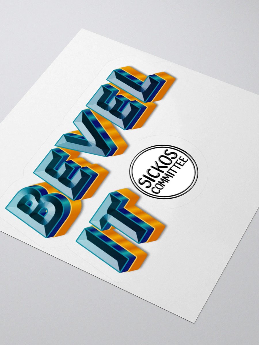 BEVEL IT Kiss Cut Stickers - 3 Sizes product image (8)