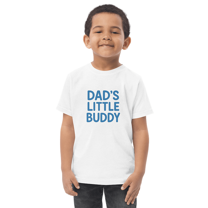 Dad's Little Buddy Toddler Jersey T-Shirt product image (1)