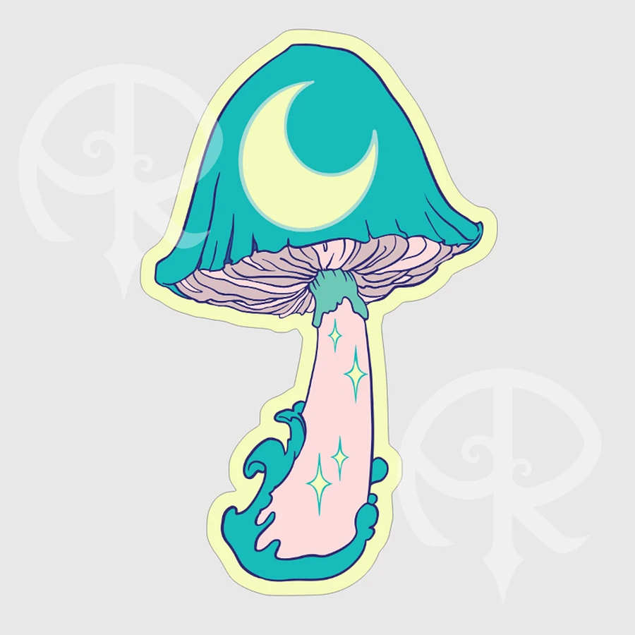 MoonShrooms - LunarCap sticker product image (1)