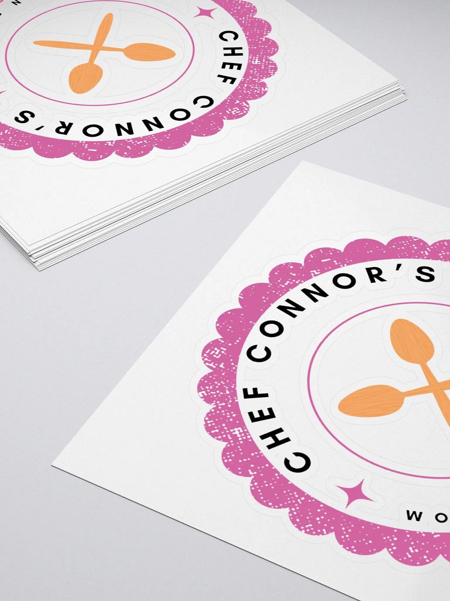 Chef Connor Kiss Cut Sticker product image (4)