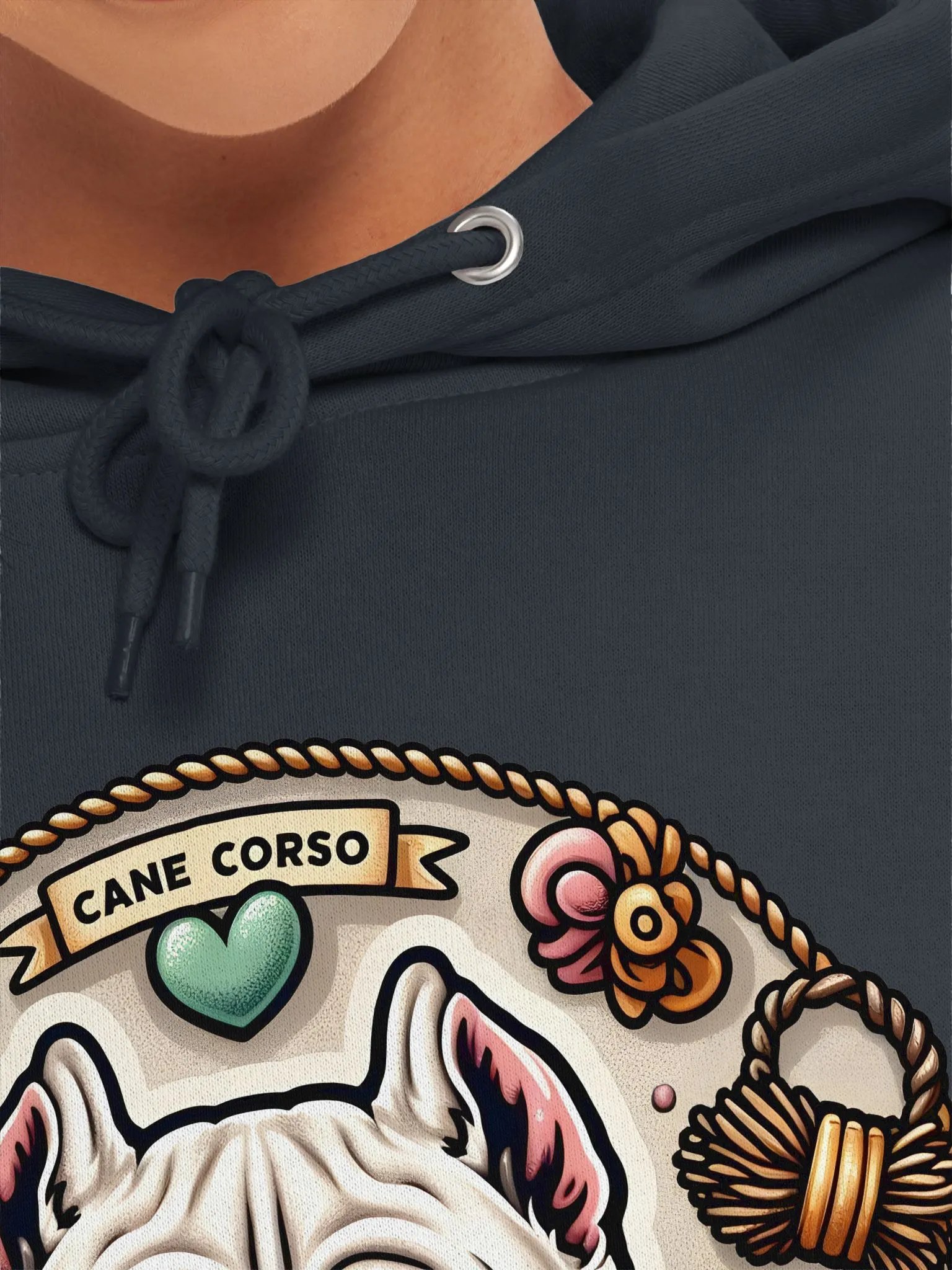White Cane Corso Hoodie – Proud Dog Owner’s Cozy Apparel product image (17)