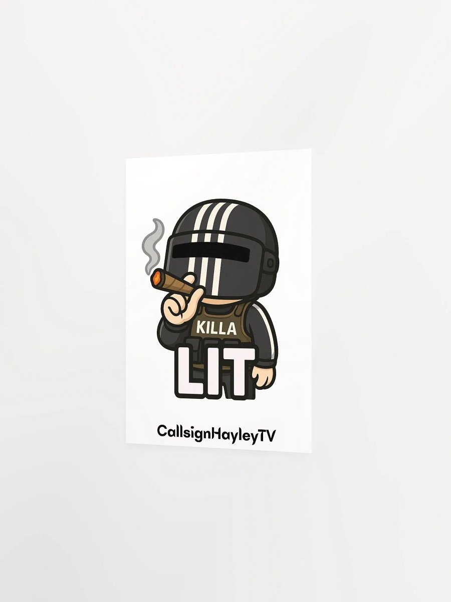 Visor Down, Vibes Up – LIT Killa Poster product image (8)