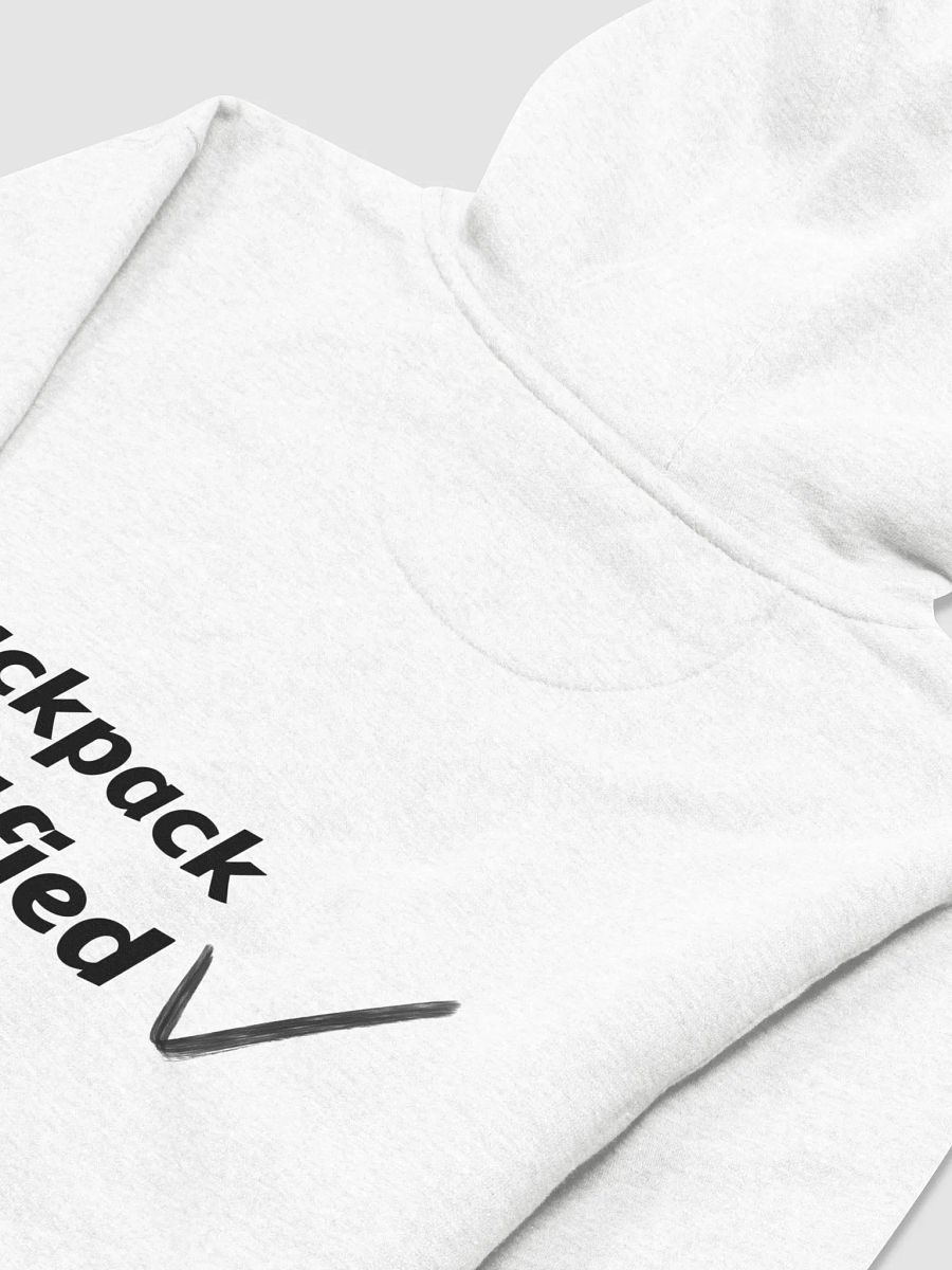Backpack Certified Hoodie White product image (4)