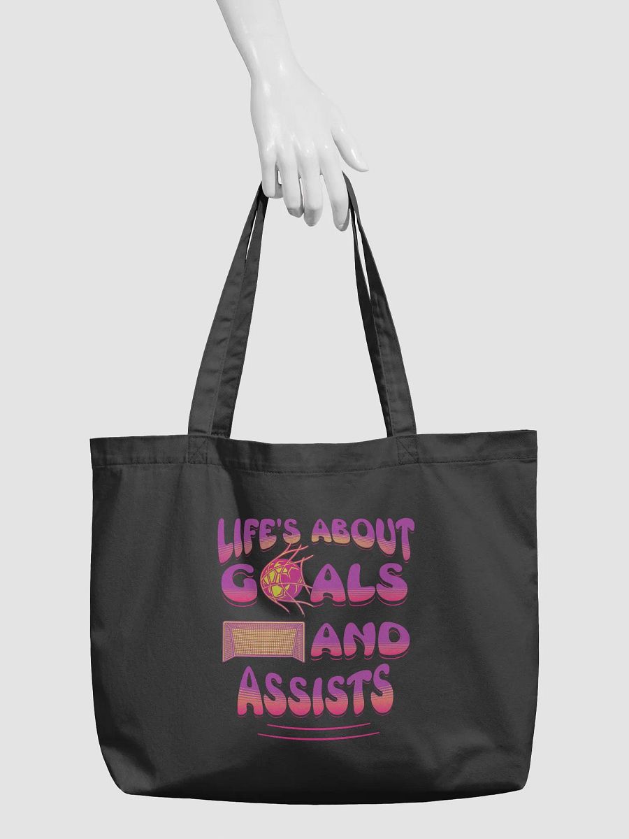 Lifes About Goals And Assists Soccer Gradient Tote product image (6)