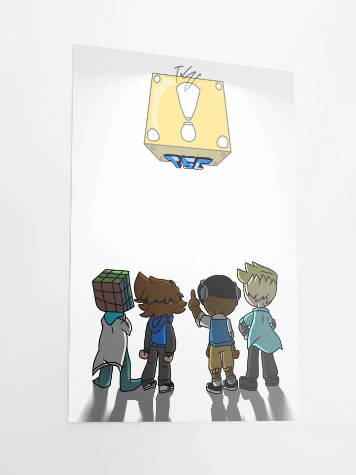 TSC with floating gold block poster product image (2)