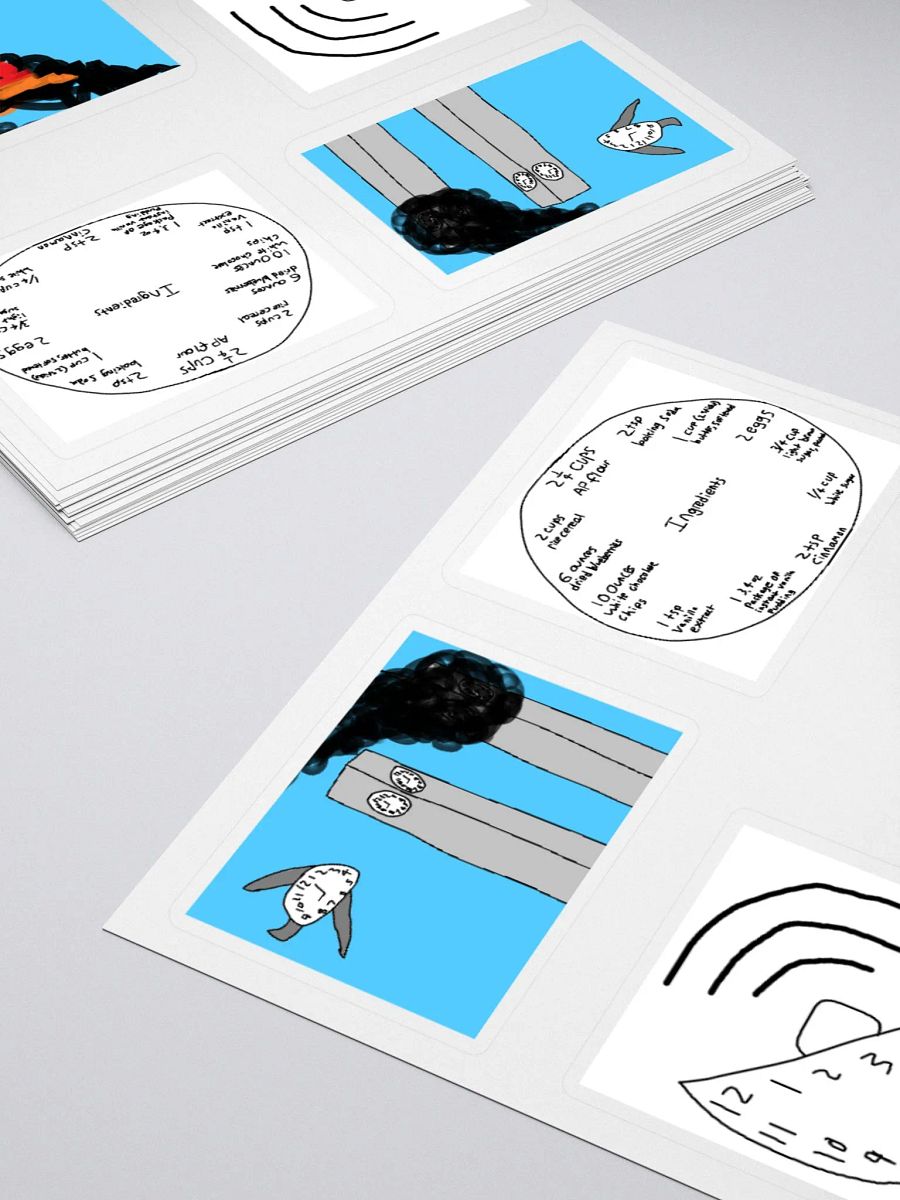 9/11, Girlfriend Cookie, Wifi Boob Clock Stickers product image (11)