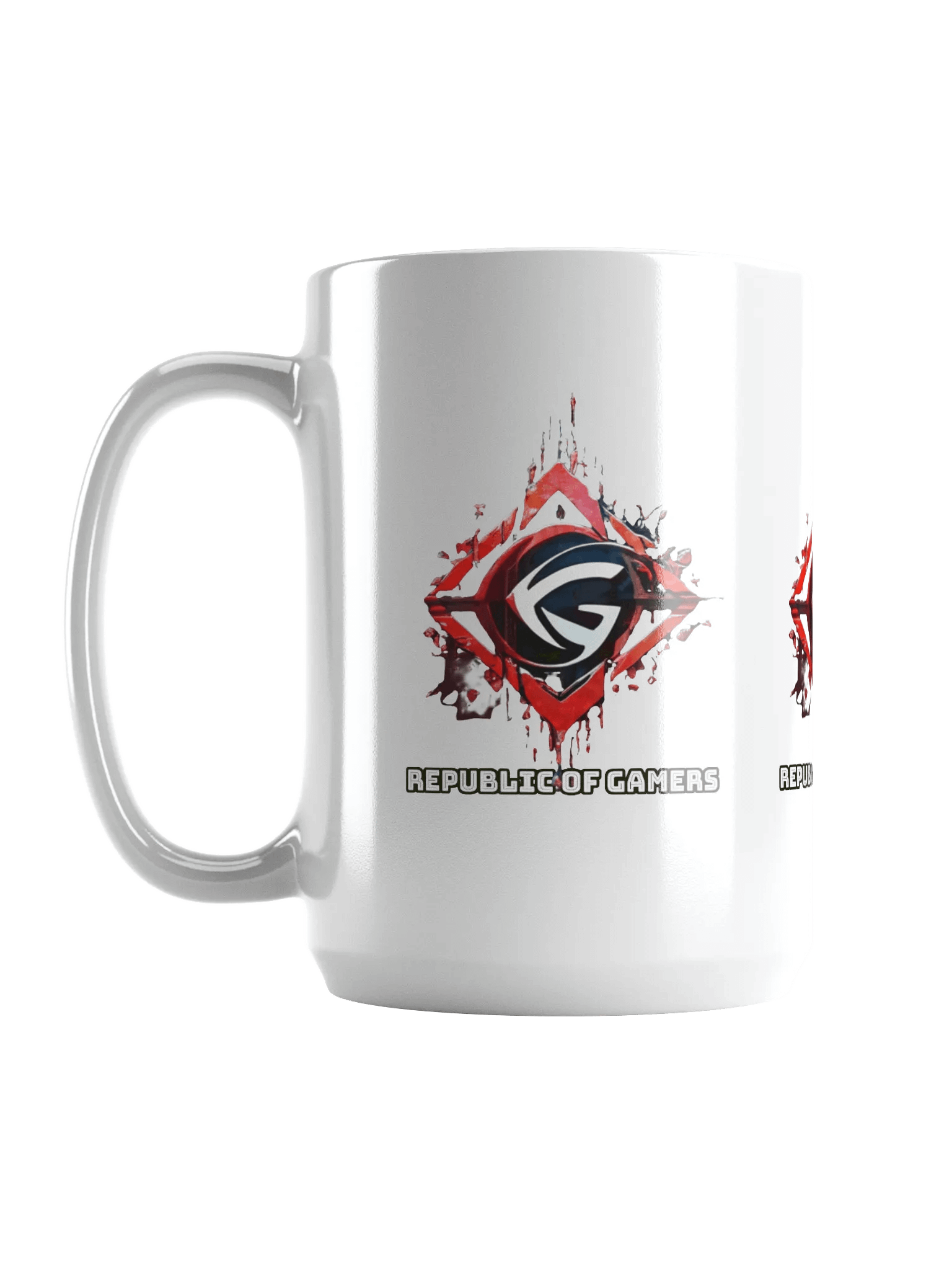 Dynamic Gaming Logo Mug, Glossy White Coffee Cup, Perfect Gift for Gamers product image (6)
