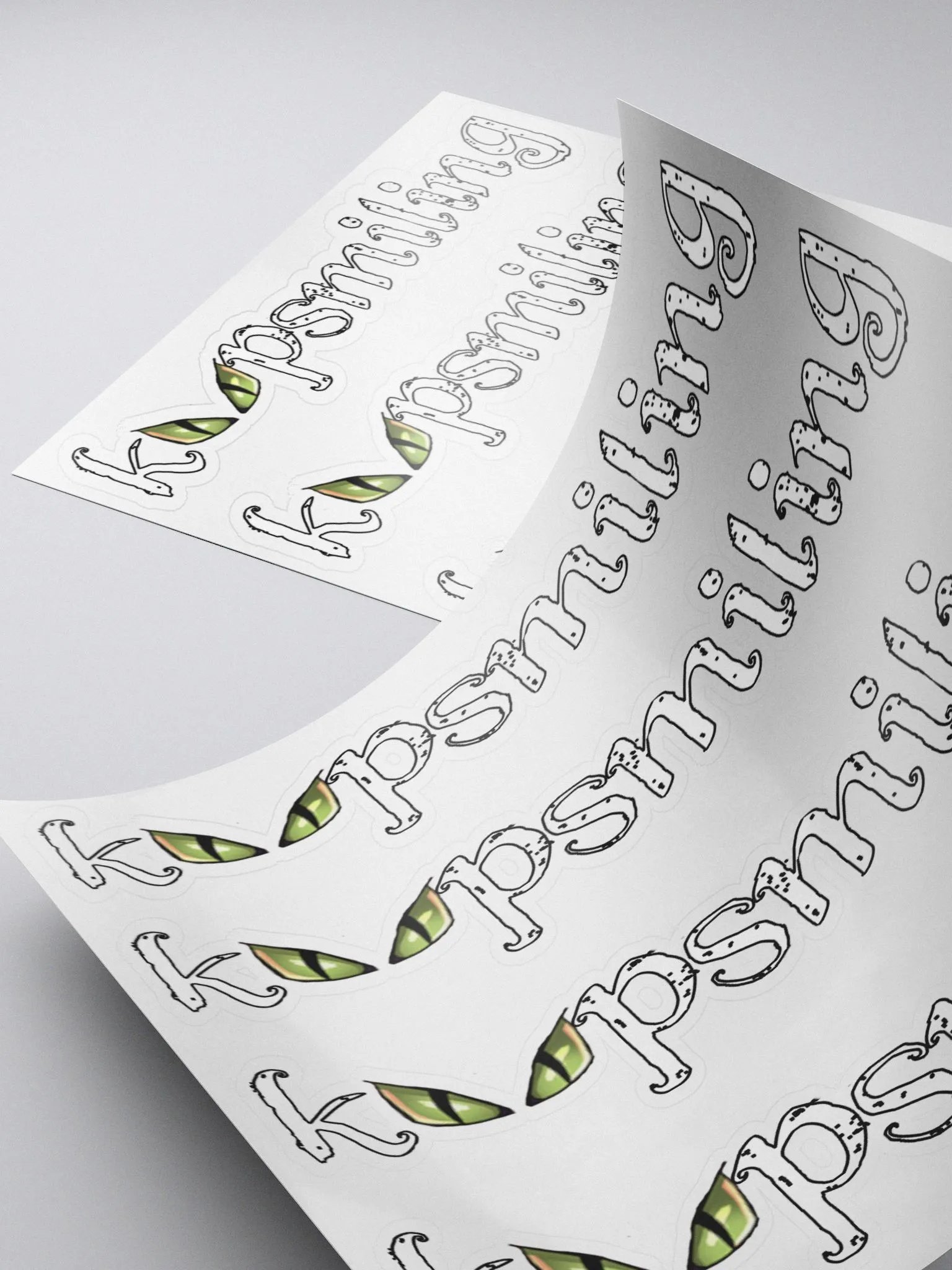 Keep Smiling w/eyes and white text sticker product image (4)