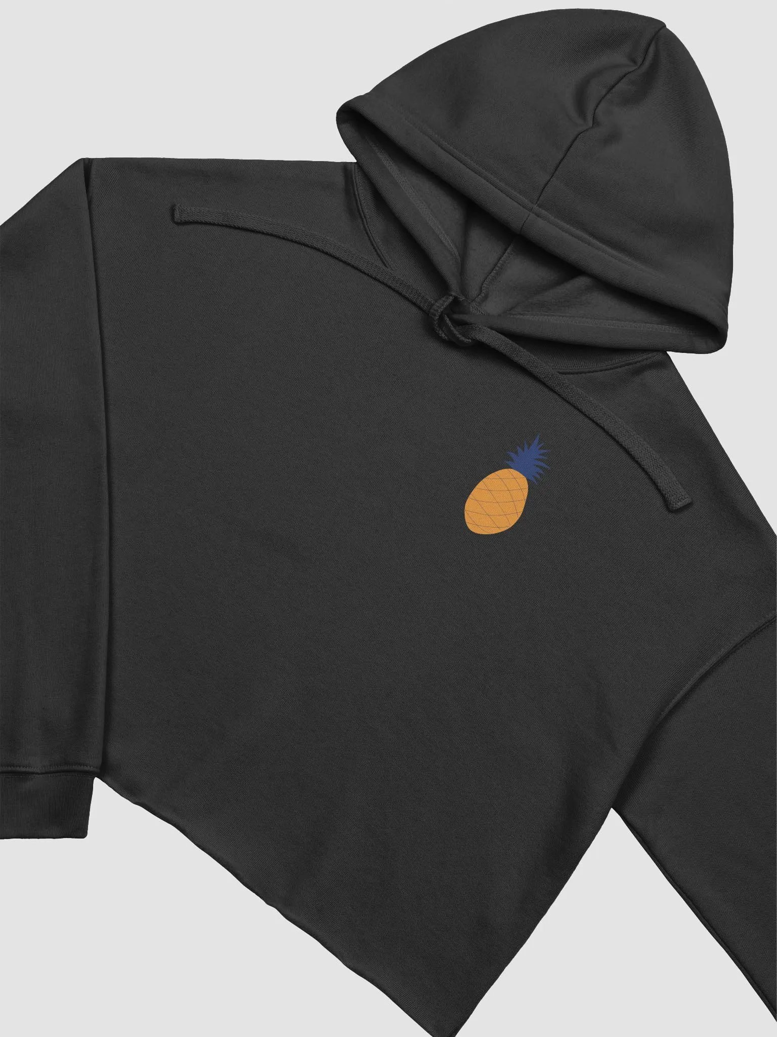 Hardaway Crop Top Hoodie - Pineapple Front product image (20)