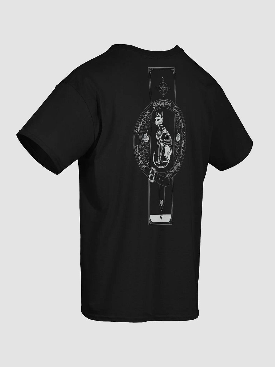 Catacomb King – Skeleton Cat Graphic T-Shirt | Occult Gothic Streetwear | Unisex Cotton Tee product image (9)