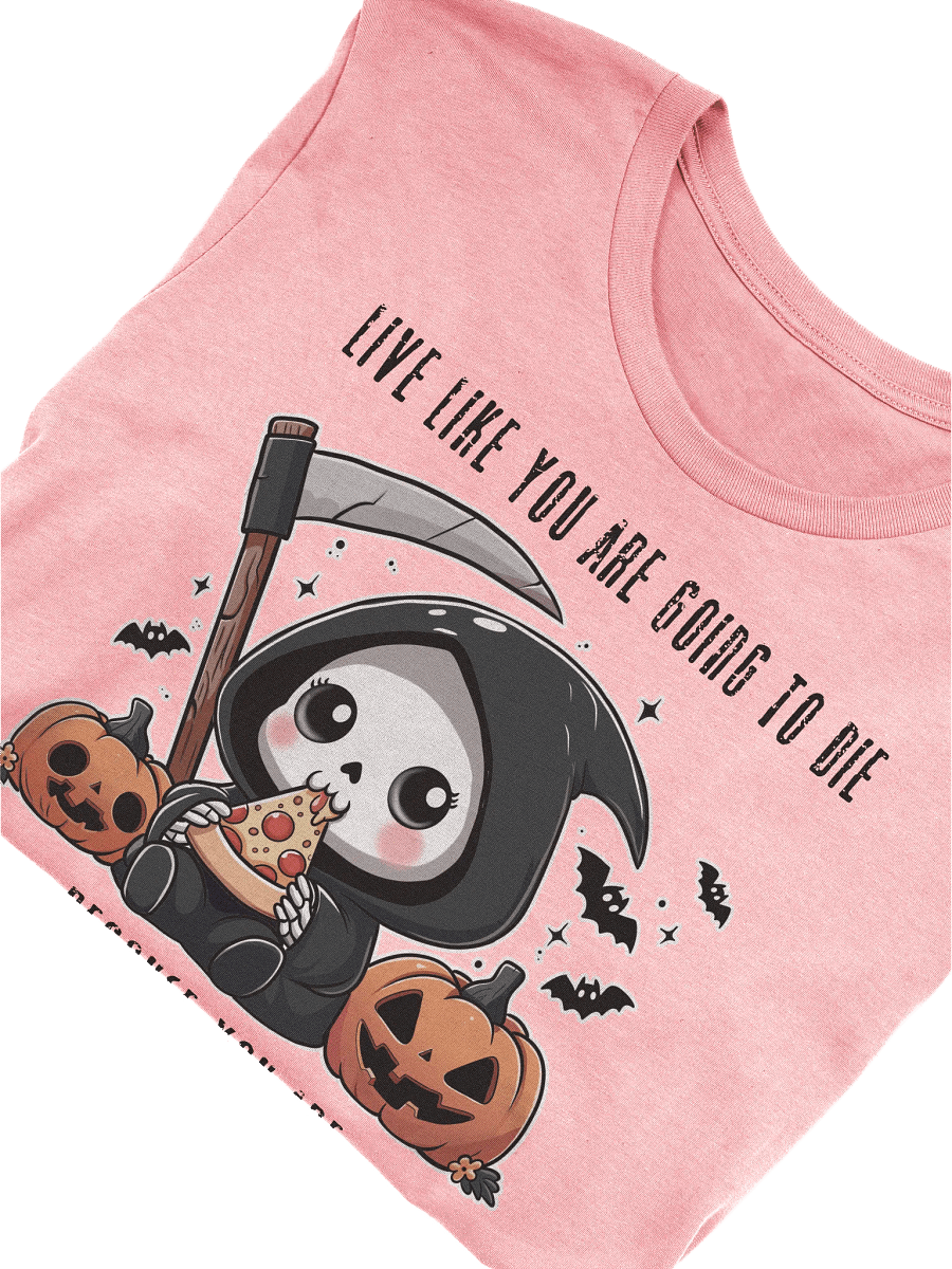 Grim Pizza Party Unisex T-Shirt - Light Colors product image (4)