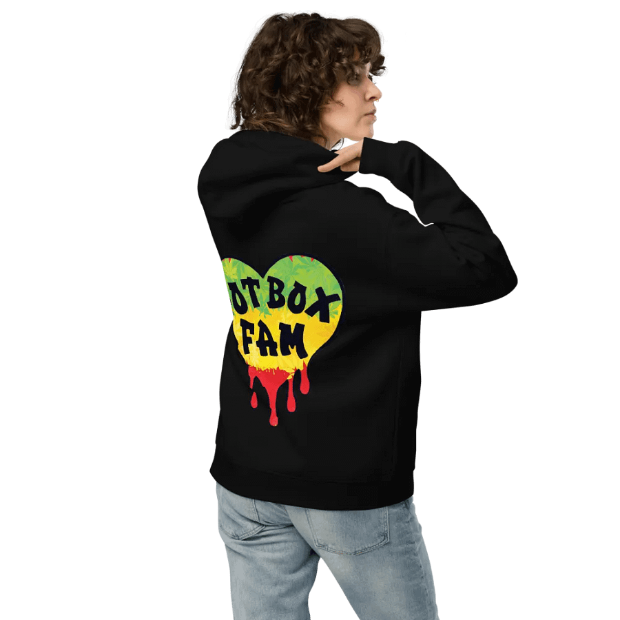 HOT BOX FAM RASTA HEART LOGO ON BACK product image (4)