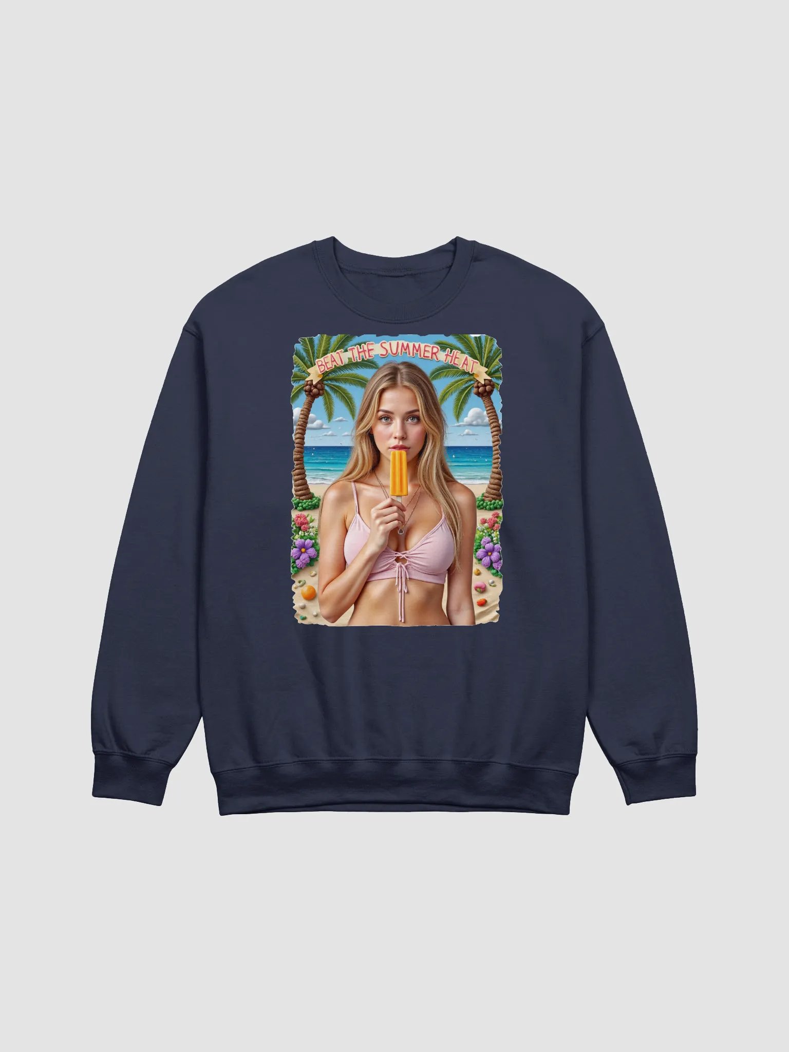 Tropical Summer Vibes Crewneck Sweatshirt product image (4)