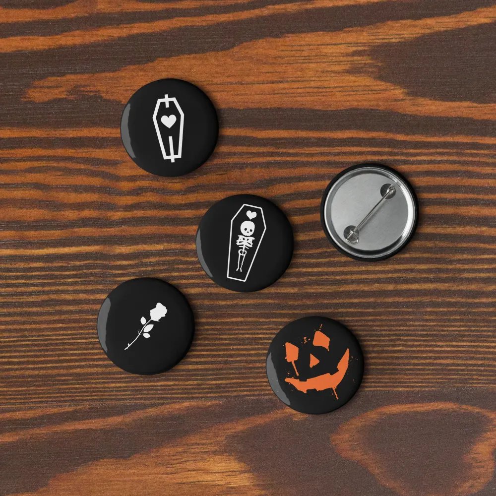 Black Button/Pin Pack product image (8)