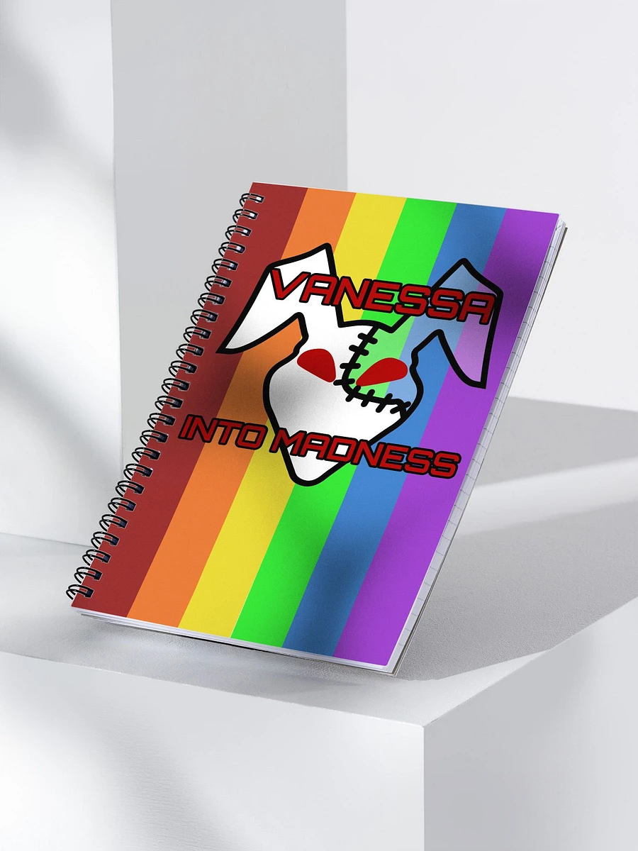 Vanessa Into Madness Rainbow Notebook product image (4)