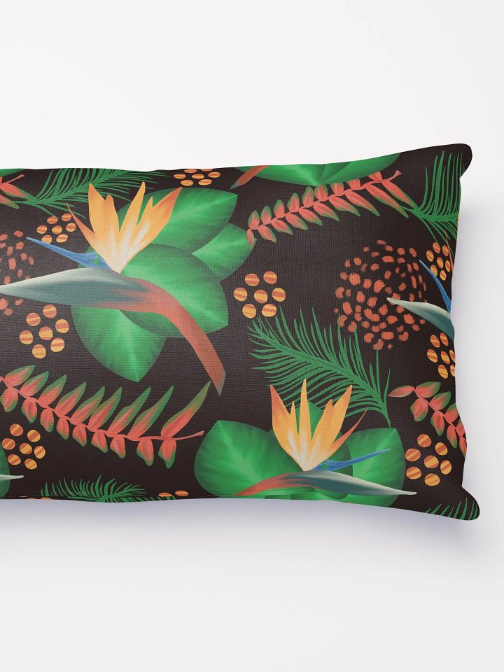 El Yunque Tropical Rainforest Black Pillow product image (4)