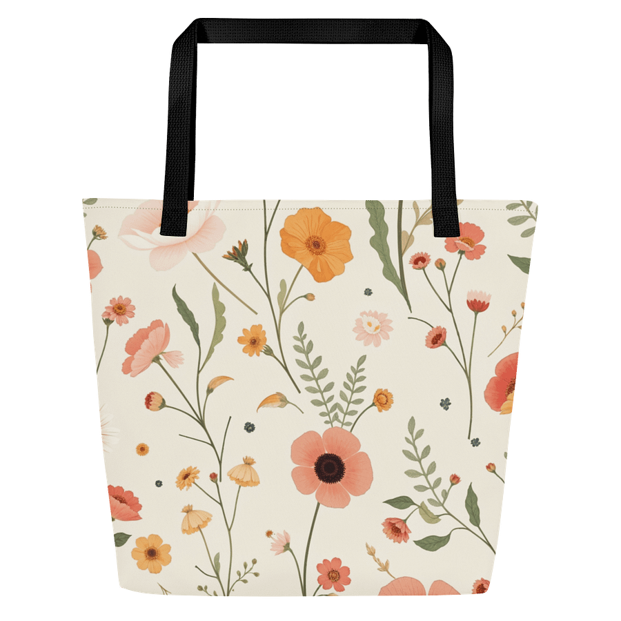 SUMMER FLOWER GARDEN SHOPPING BAG - Blumengarten Einkaufstasche product image (6)