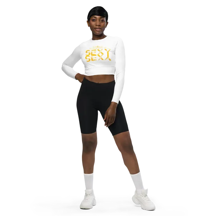 Sexy Long Sleeve Crop Top product image (1)