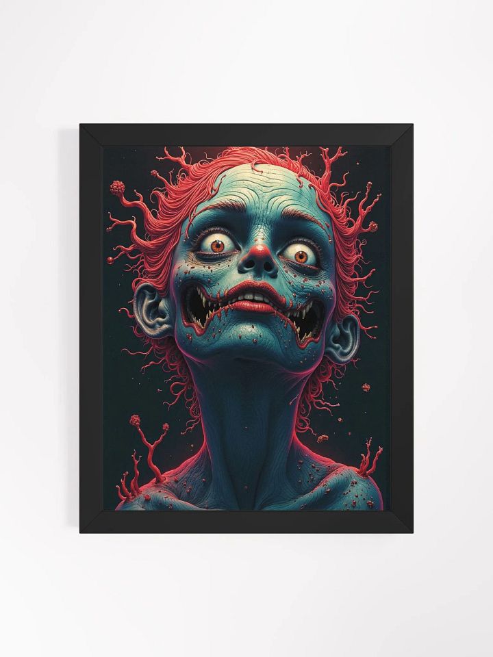 Grotesque Grin Framed Print product image (1)