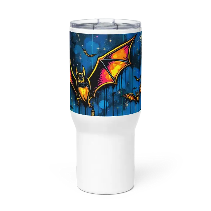 Starry Night Cityscape Travel Mug product image (3)