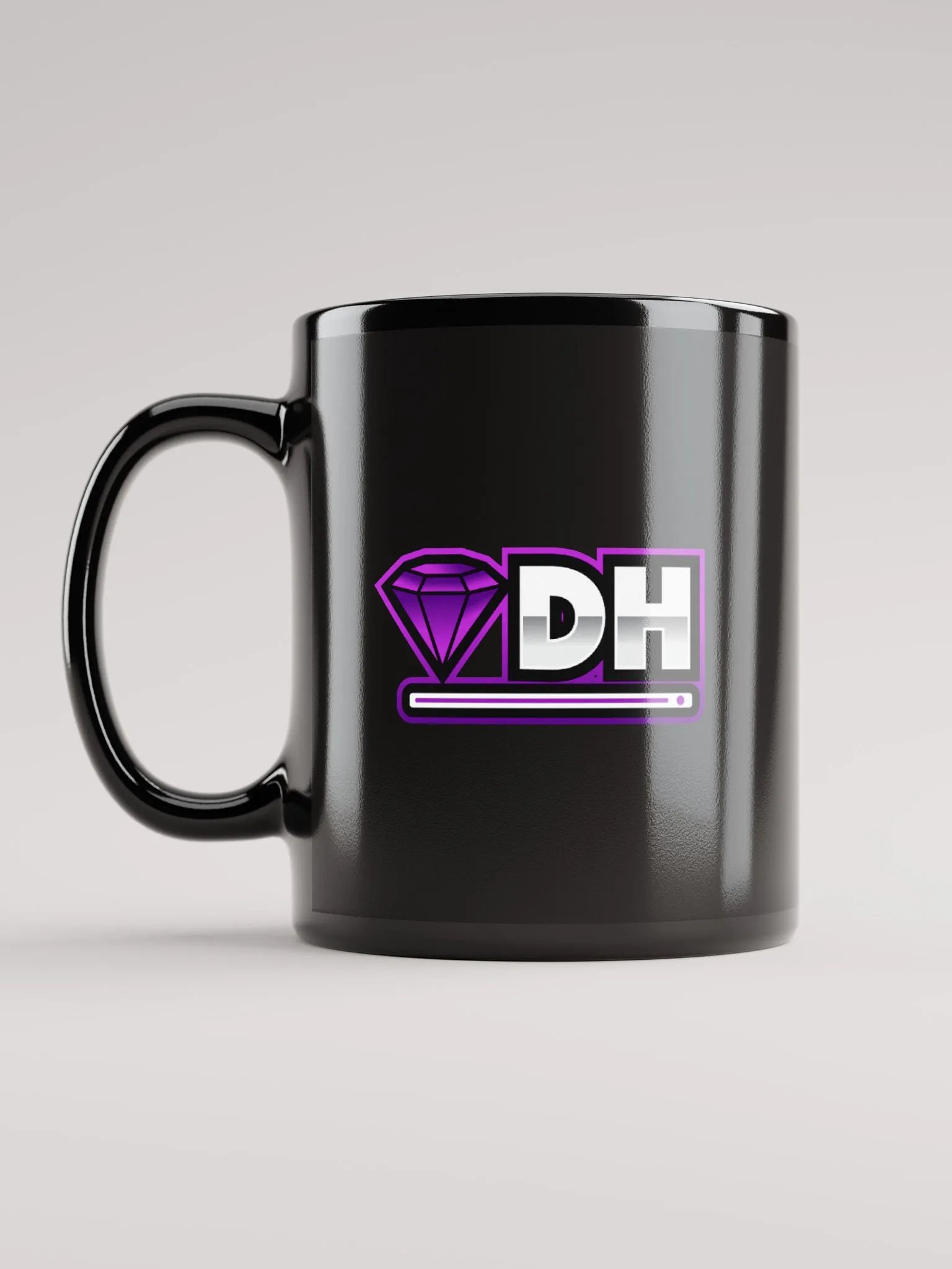 DiamondHost Black Glossy Mug product image (11)